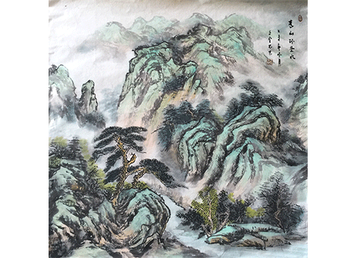 万山环圣水